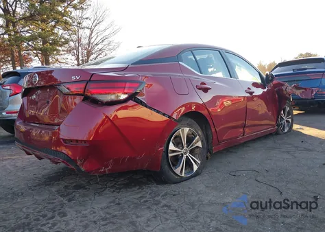 2022 Nissan Sentra Sv Xtronic Cvt z USA, uszkodzony, nr VIN 3N1AB8CV7NY299216